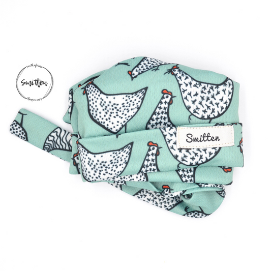 Clucking Around Scrub Cap